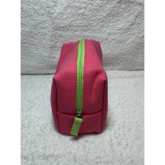 L'Occitane Le Printemps De L'Occitane Pink Canvas Cosmetic Makeup Bag - Picture 4 of 5